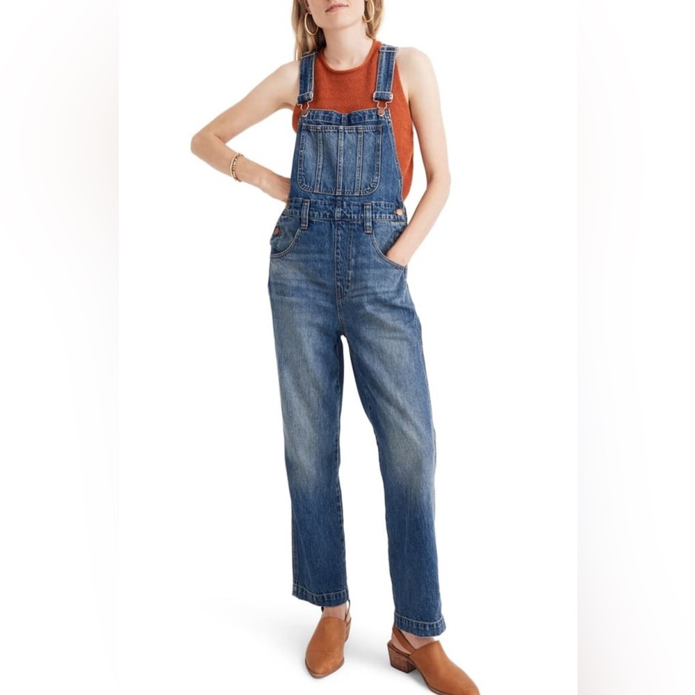 Madewell Straight Leg Overalls XS LIKE NEW